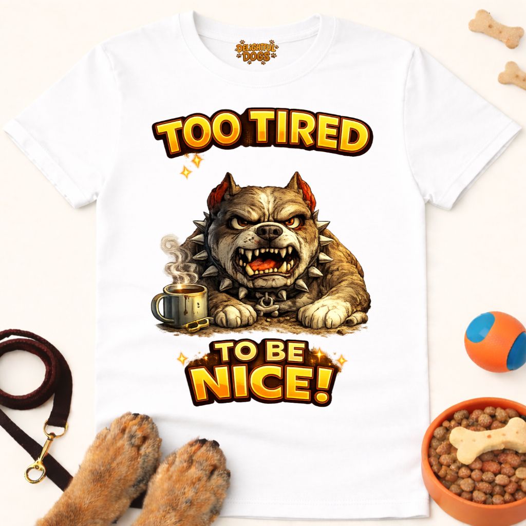 TOO TIRED TO BE NICE!