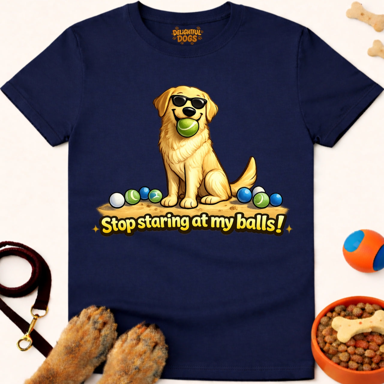 STOP STARING AT MY BALLS!
