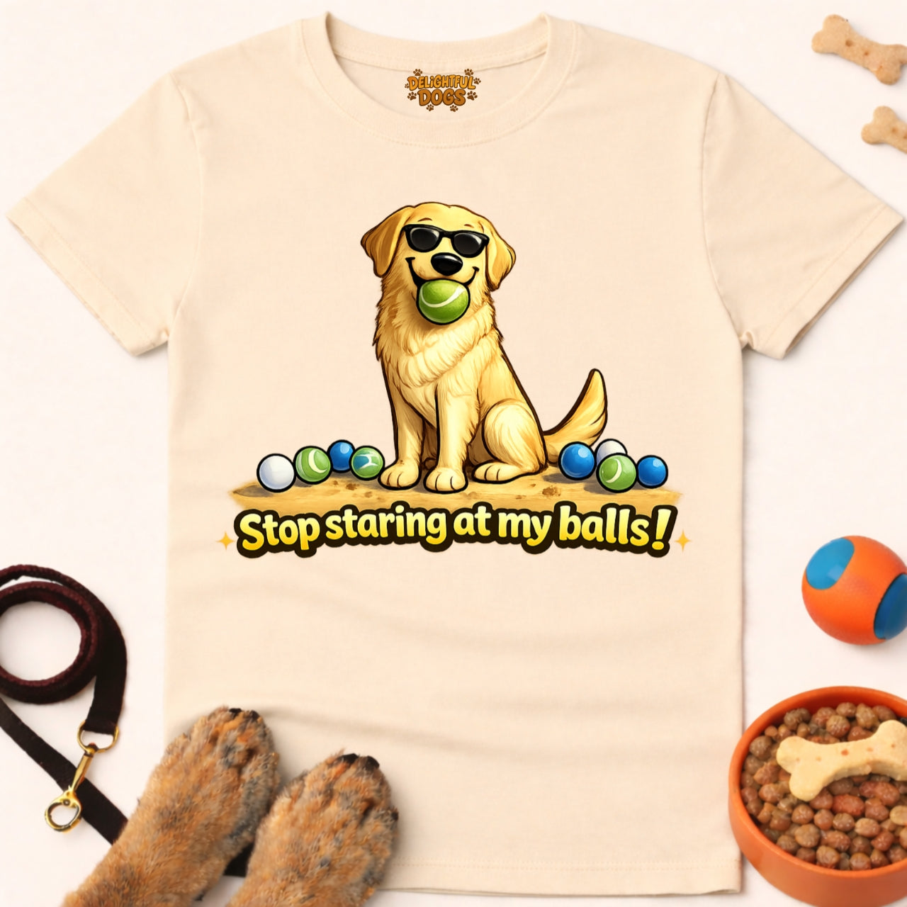 STOP STARING AT MY BALLS!