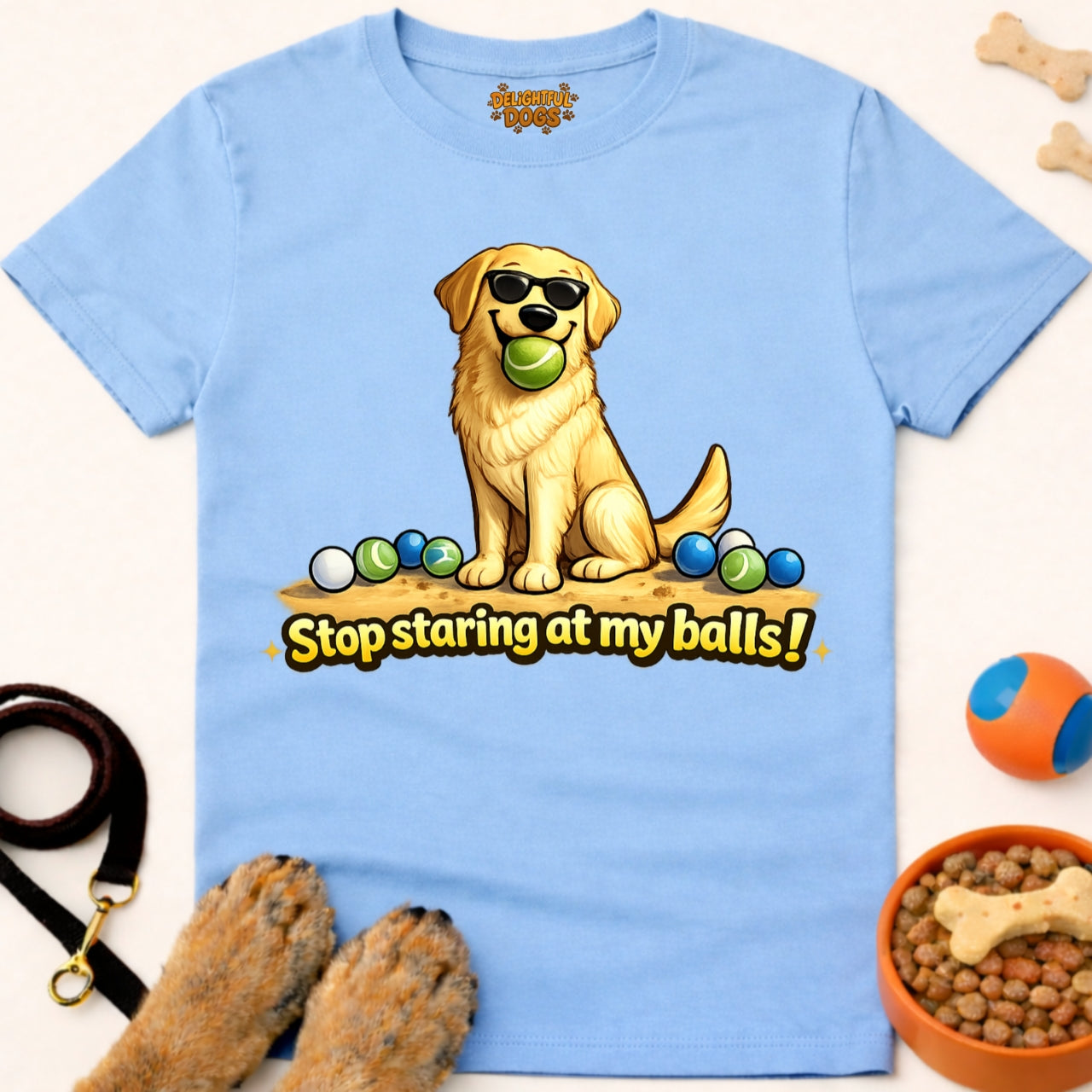 STOP STARING AT MY BALLS!