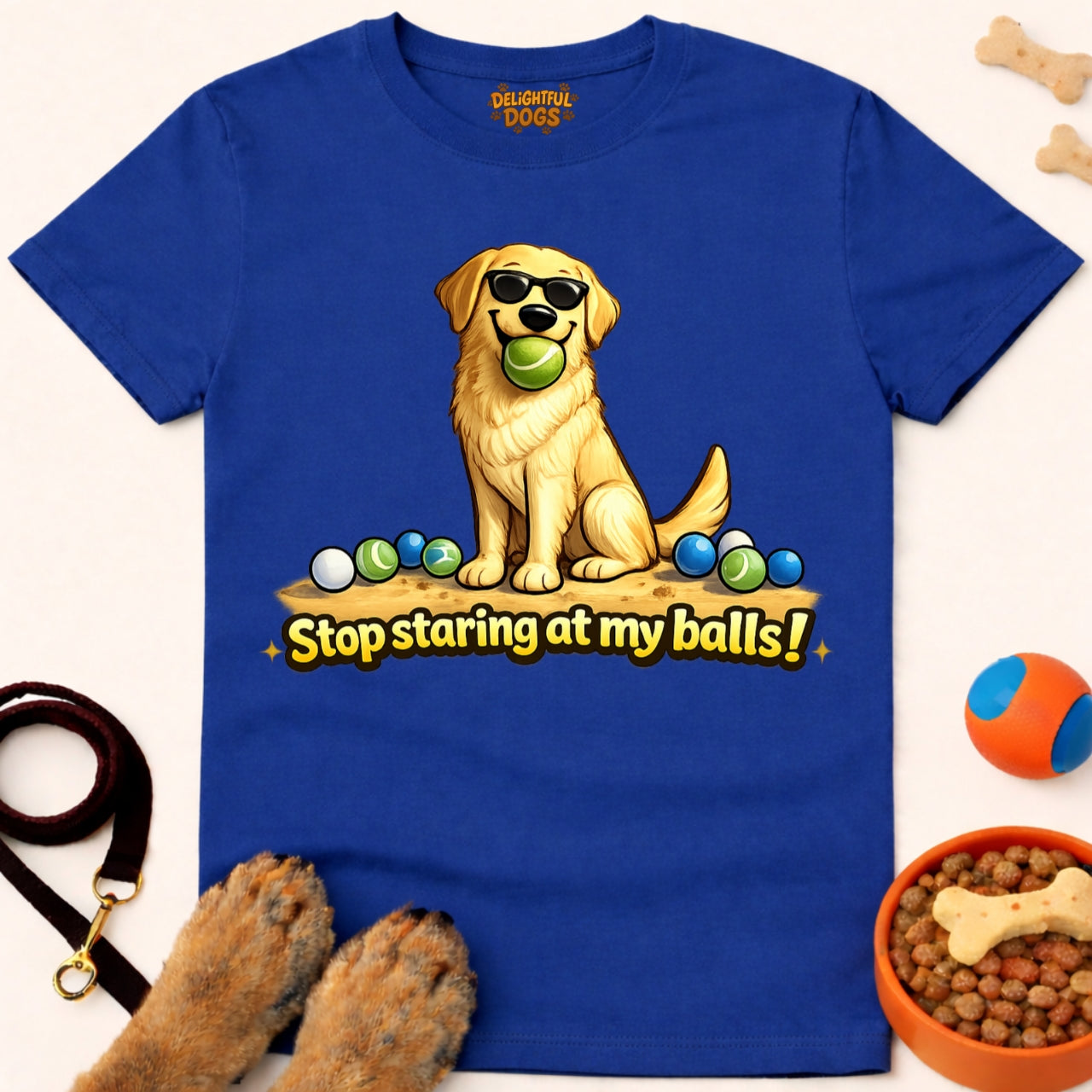 STOP STARING AT MY BALLS!