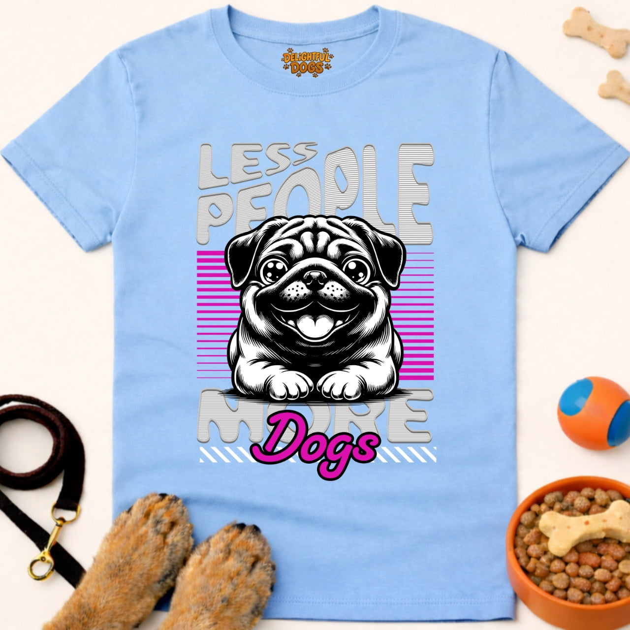 LESS PEOPLE MORE DOGS