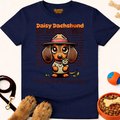 DAISY DASHSHUND THE GARDEN BANDIT