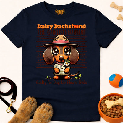 DAISY DASHSHUND THE GARDEN BANDIT