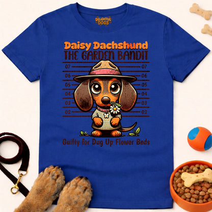 DAISY DASHSHUND THE GARDEN BANDIT