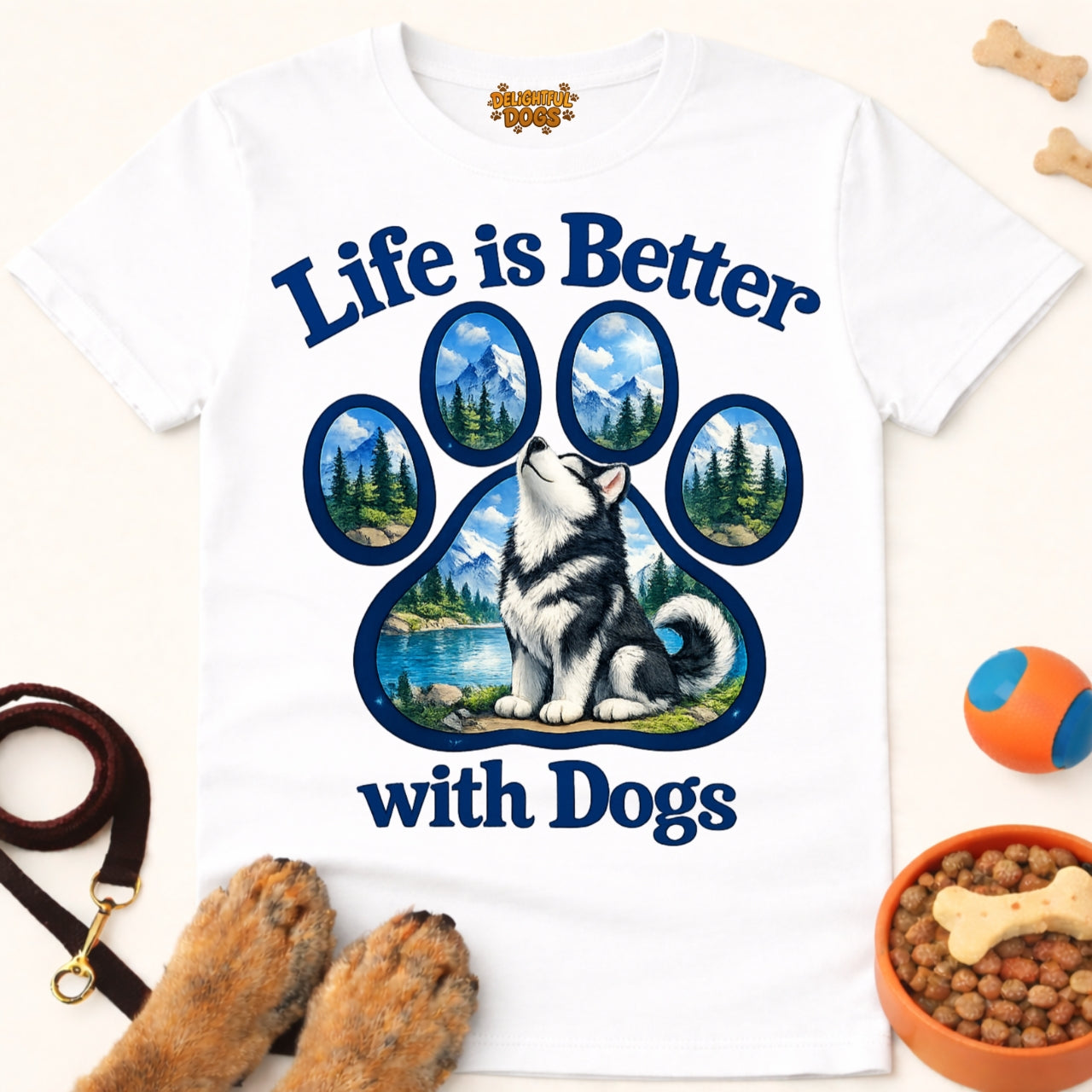 LIFE IS BETTER WITH DOGS