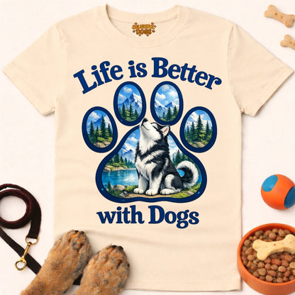 LIFE IS BETTER WITH DOGS
