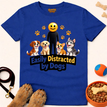 EASILY DISTRACTED BY DOGS