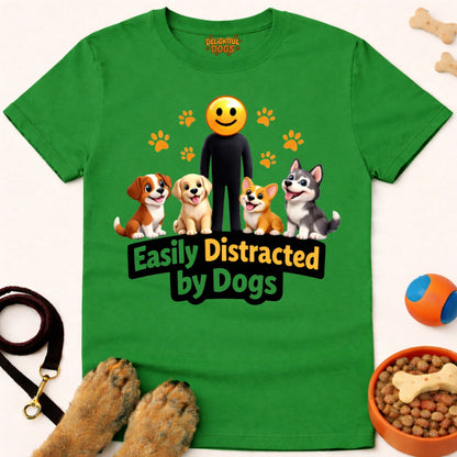 EASILY DISTRACTED BY DOGS