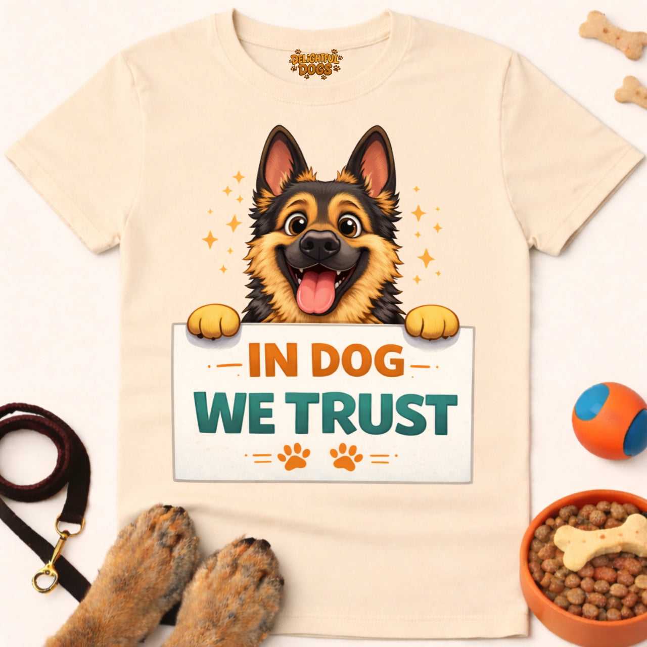IN DOG WE TRUST (German Shepherd)