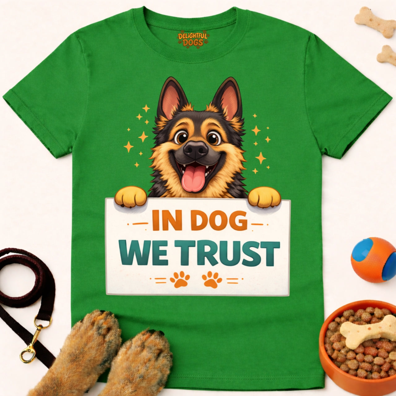 IN DOG WE TRUST (German Shepherd)
