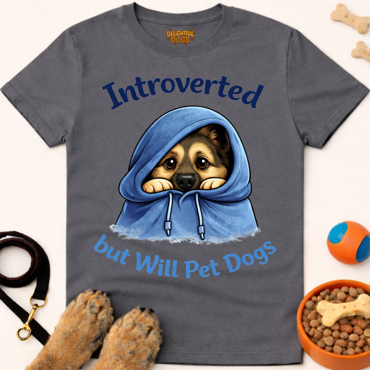 INTROVERTED BUT WILL PET DOGS (German Shepherd)