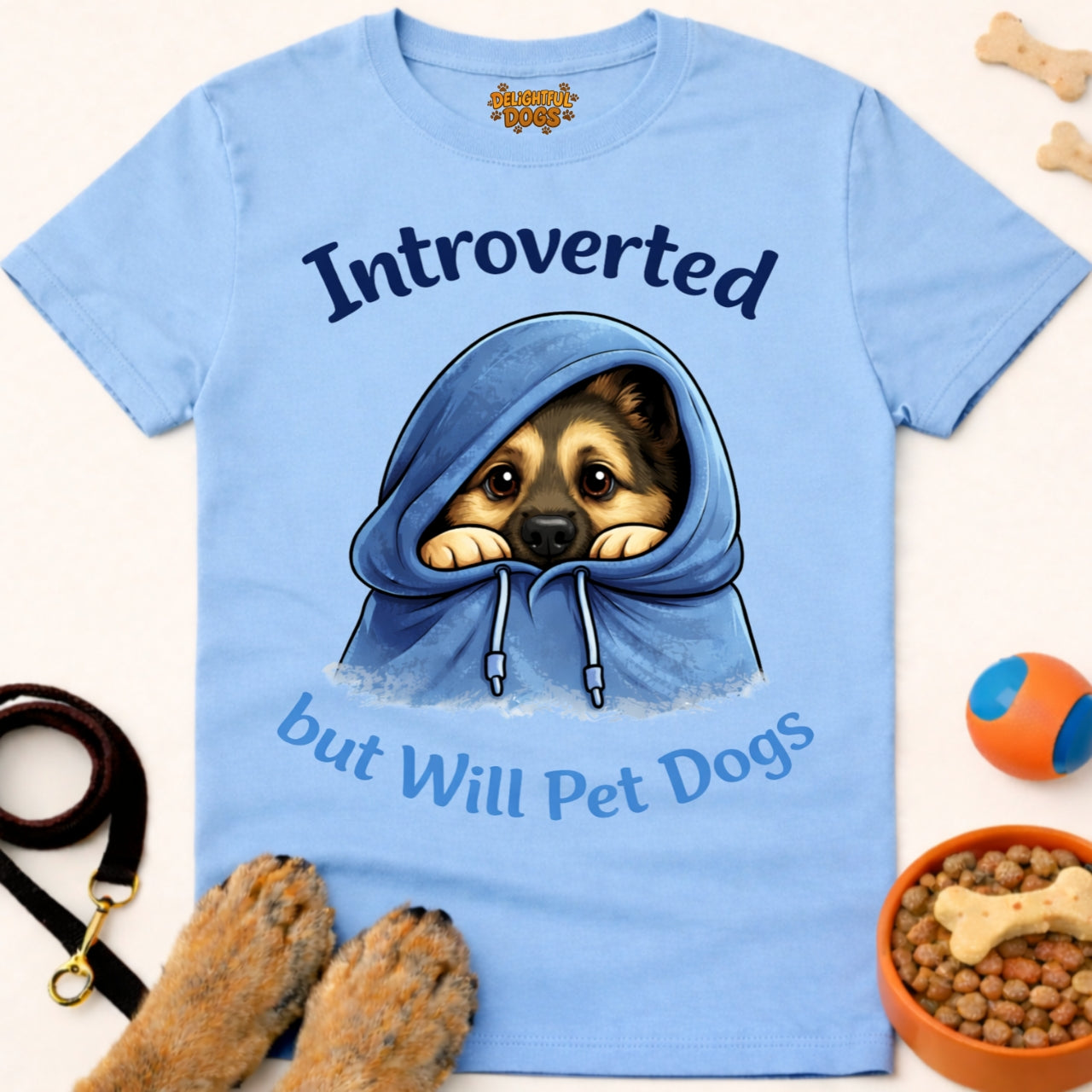 INTROVERTED BUT WILL PET DOGS (German Shepherd)