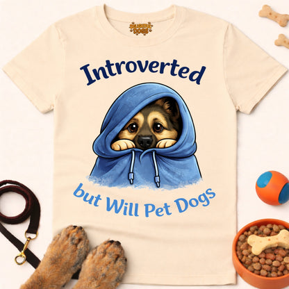 INTROVERTED BUT WILL PET DOGS (German Shepherd)