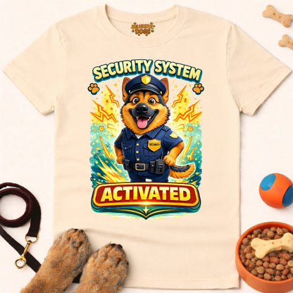 SECURITY SYSTEM ACTIVATED