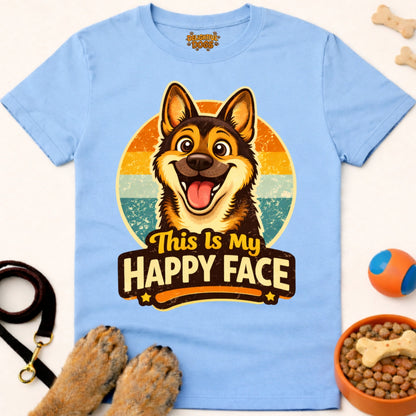 THIS IS MY HAPPY FACE (German Shepherd)