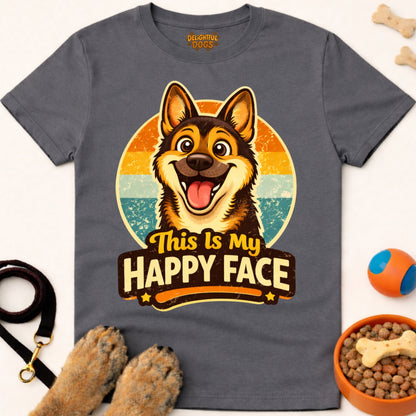 THIS IS MY HAPPY FACE (German Shepherd)